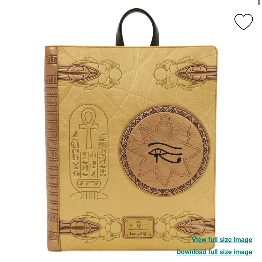 Loungefly The Mummy Book of the Living Mid-Size Backpack